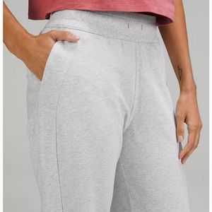 Scuba high-rise French Terry Cropped Jogger